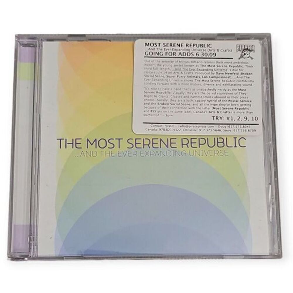 The Most Serene Republic – And The‎ Ever Expanding Universe [2009 Promo CD]